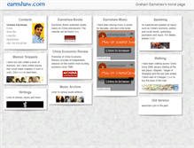 Tablet Screenshot of earnshaw.com
